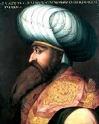 ALLORI  Cristofano Portrait of Bayezid I oil